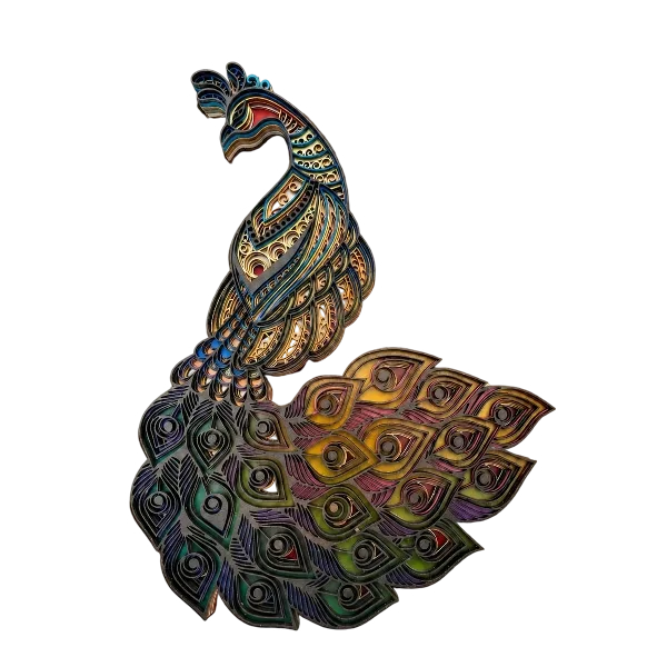 Pavo Real multicapa de 6 capas